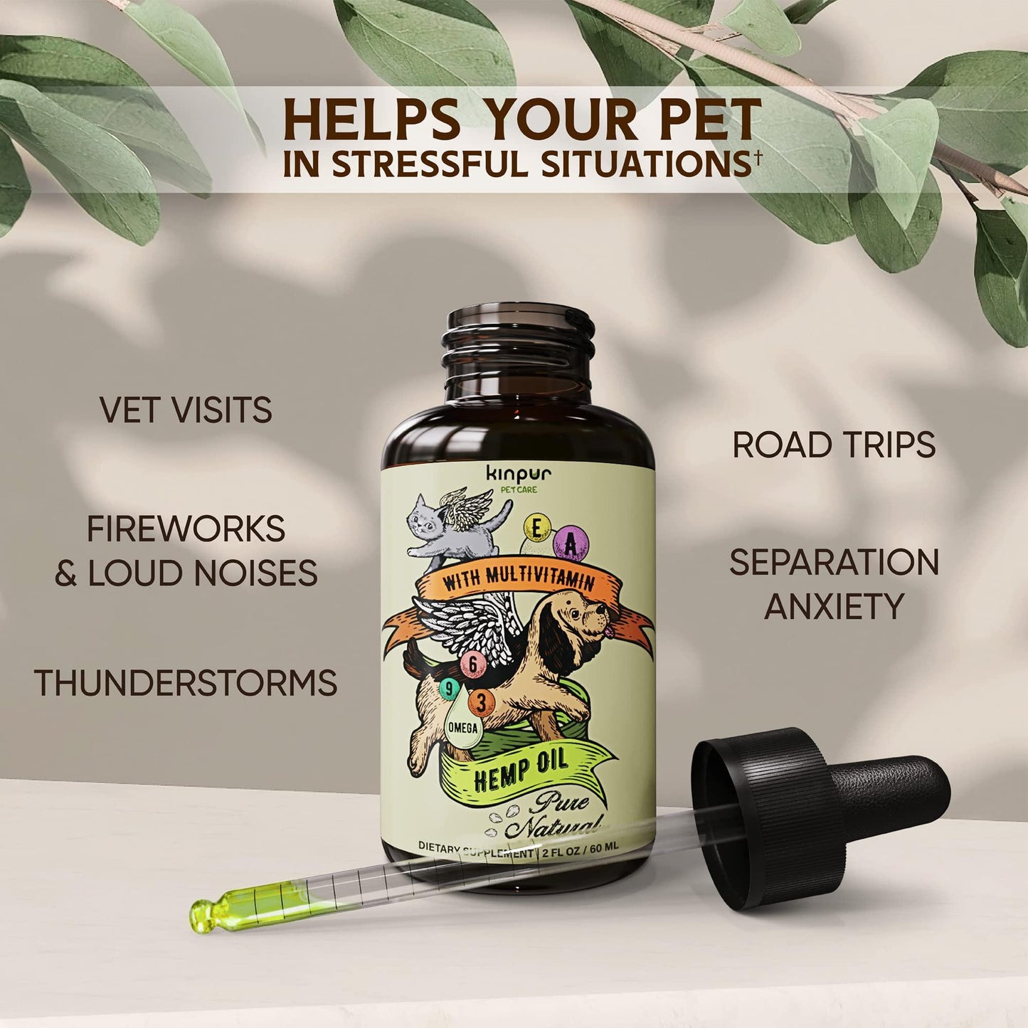 From Zoomies to Zen: Premium Hemp Oil for Dogs & Cats – Calming & Joint Support